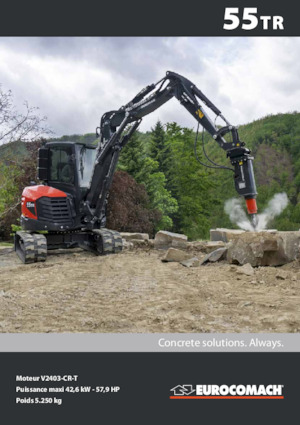 Mini excavatoare Eurocomach 55 TR