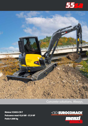 Mini excavatoare Eurocomach 55sa