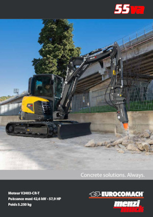Mini excavatoare Eurocomach 55va