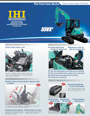Mini excavatoare IHI 55VX-3