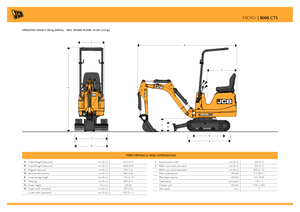 Mini excavatoare JCB 8008