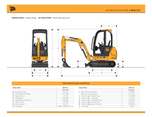 Mini excavatoare JCB 8018 CTS