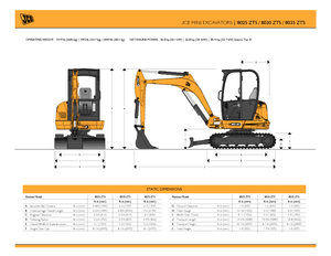 Mini excavatoare JCB 8025 ZTS