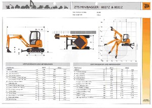Mini excavatoare JCB 8032 Z
