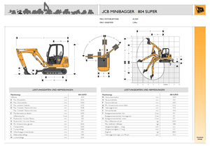 Mini excavatoare JCB 804 Super