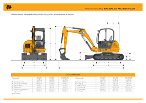 Mini excavatoare JCB 8040 ZTS