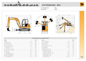 Mini excavatoare JCB 8052
