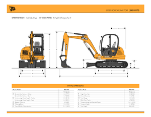 Mini excavatoare JCB 8055 RTS
