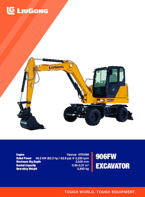 Mini excavatoare Liugong 906FW