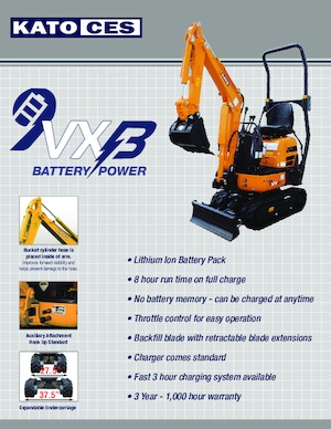 Mini excavatoare Kato 9VXB