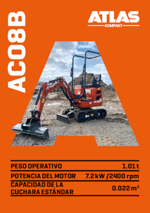 Mini excavatoare Atlas Kompakt AC 08B