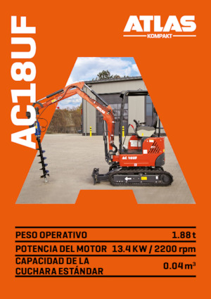 Mini excavatoare Atlas Kompakt AC 18UF