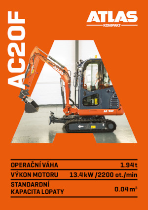 Mini excavatoare Atlas Kompakt AC 20F