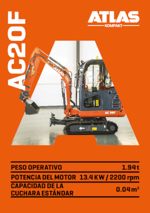 Mini excavatoare Atlas Kompakt AC 20F