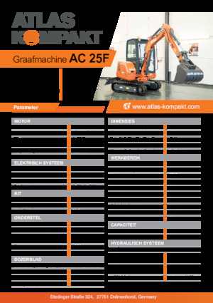 Mini excavatoare Atlas Kompakt AC 25F 