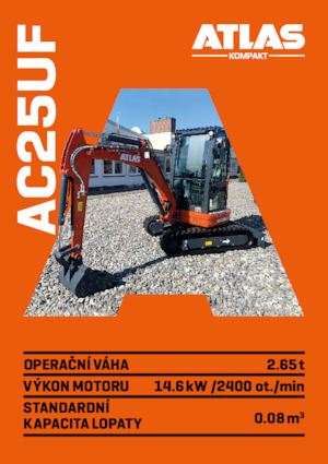Mini excavatoare Atlas Kompakt AC 25UF