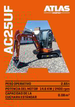 Mini excavatoare Atlas Kompakt AC 25UF