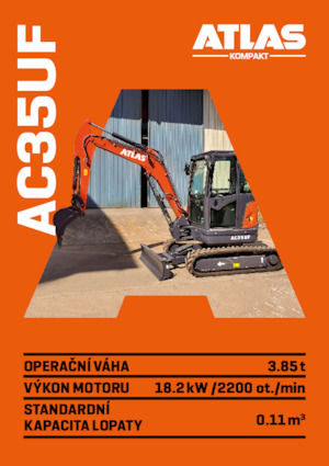 Mini excavatoare Atlas Kompakt AC 35UF