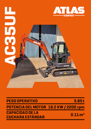 Mini excavatoare Atlas Kompakt AC 35UF