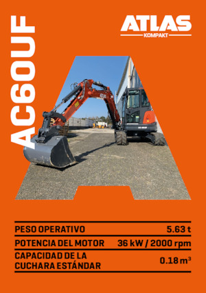 Mini excavatoare Atlas Kompakt AC 60UF