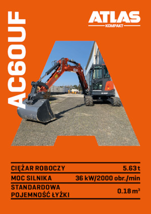 Mini excavatoare Atlas Kompakt AC 60UF