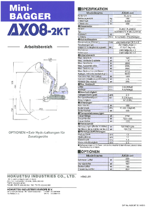 Mini excavatoare Airman AX 08-3