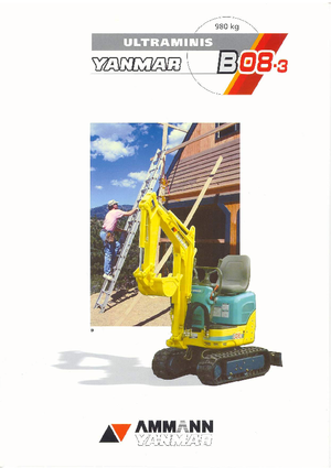 Mini excavatoare Yanmar B 08-3