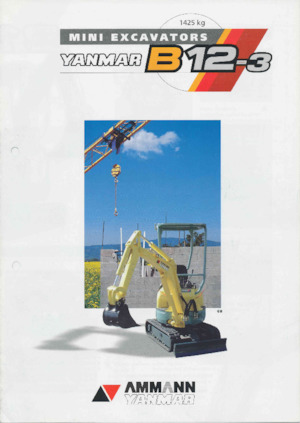 Mini excavatoare Yanmar B 12-3