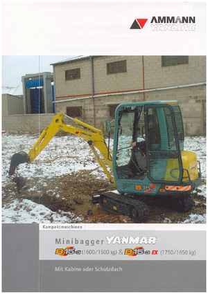 Mini excavatoare Yanmar B 15-3 EX