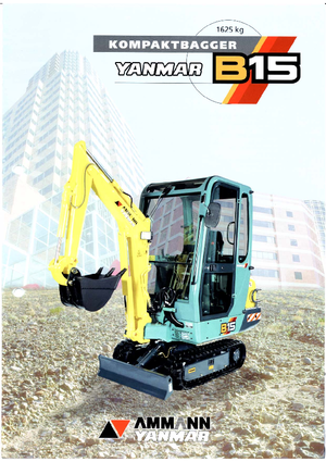 Mini excavatoare Yanmar B 15