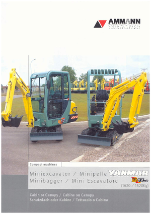 Mini excavatoare Yanmar B 17-3
