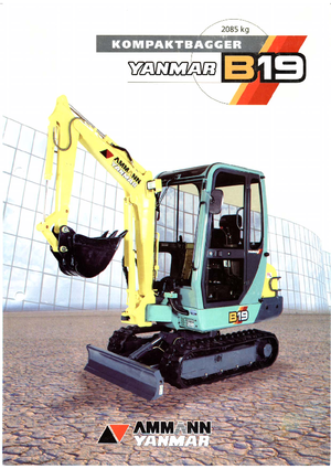 Mini excavatoare Yanmar B 19
