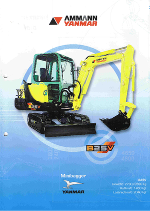 Mini excavatoare Yanmar B 25 V