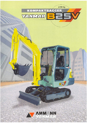 Mini excavatoare Yanmar B 25 V