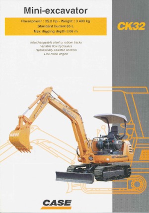 Mini excavatoare Case CK32 