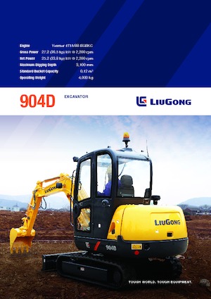 Mini excavatoare Liugong 904D