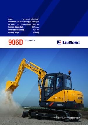 Mini excavatoare Liugong 906D 