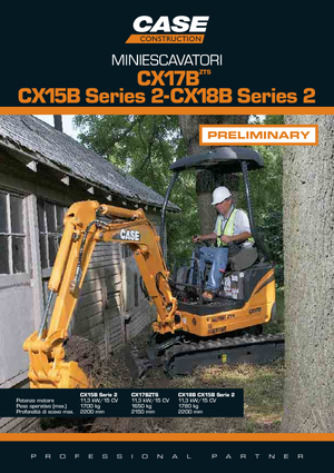 Mini excavatoare Case CX17B ZTS