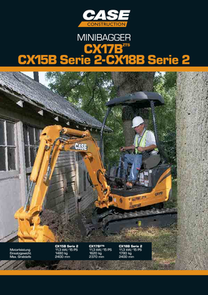 Mini excavatoare Case CX18B S-2