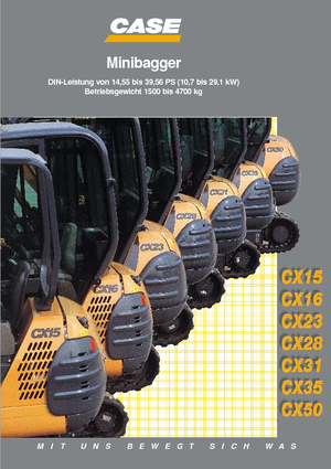 Mini excavatoare Case CX 31