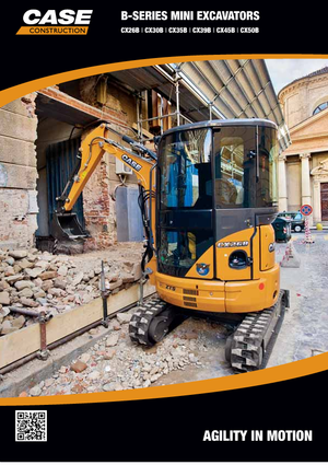 Mini excavatoare Case CX35B ZTS