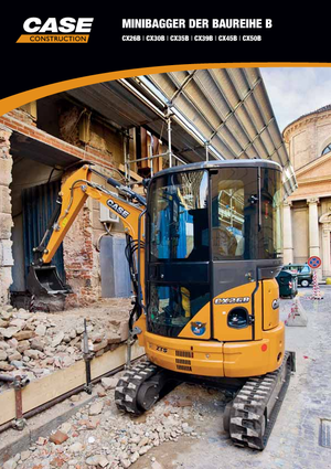 Mini excavatoare Case CX35B ZTS