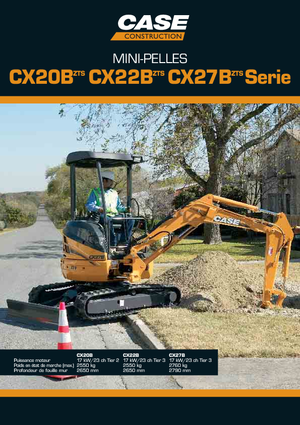 Mini excavatoare Case CX 27 B