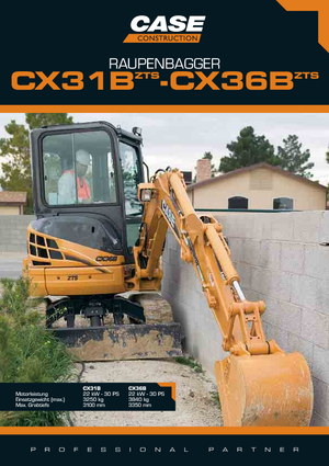 Mini excavatoare Case CX 31 B ZTS