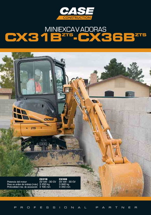 Mini excavatoare Case CX 31 B ZTS