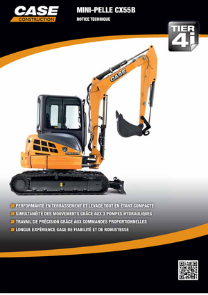 Mini excavatoare Case CX55B ZTS