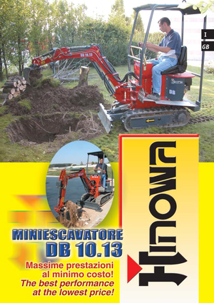 Mini excavatoare Hinowa DB 10.13
