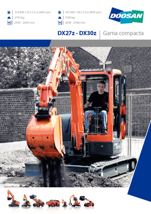 Mini excavatoare Doosan DX30Z