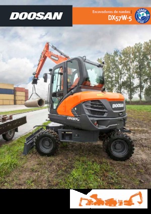 Excavatoare pe roți Doosan DX57W