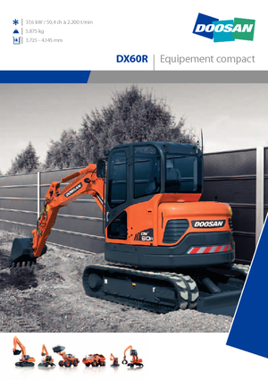 Mini excavatoare Doosan DX 60 R